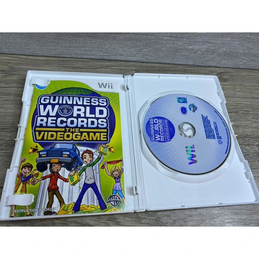 Guinness World Records The Videogame Nintendo Wii CIB Complete with‎ Manual